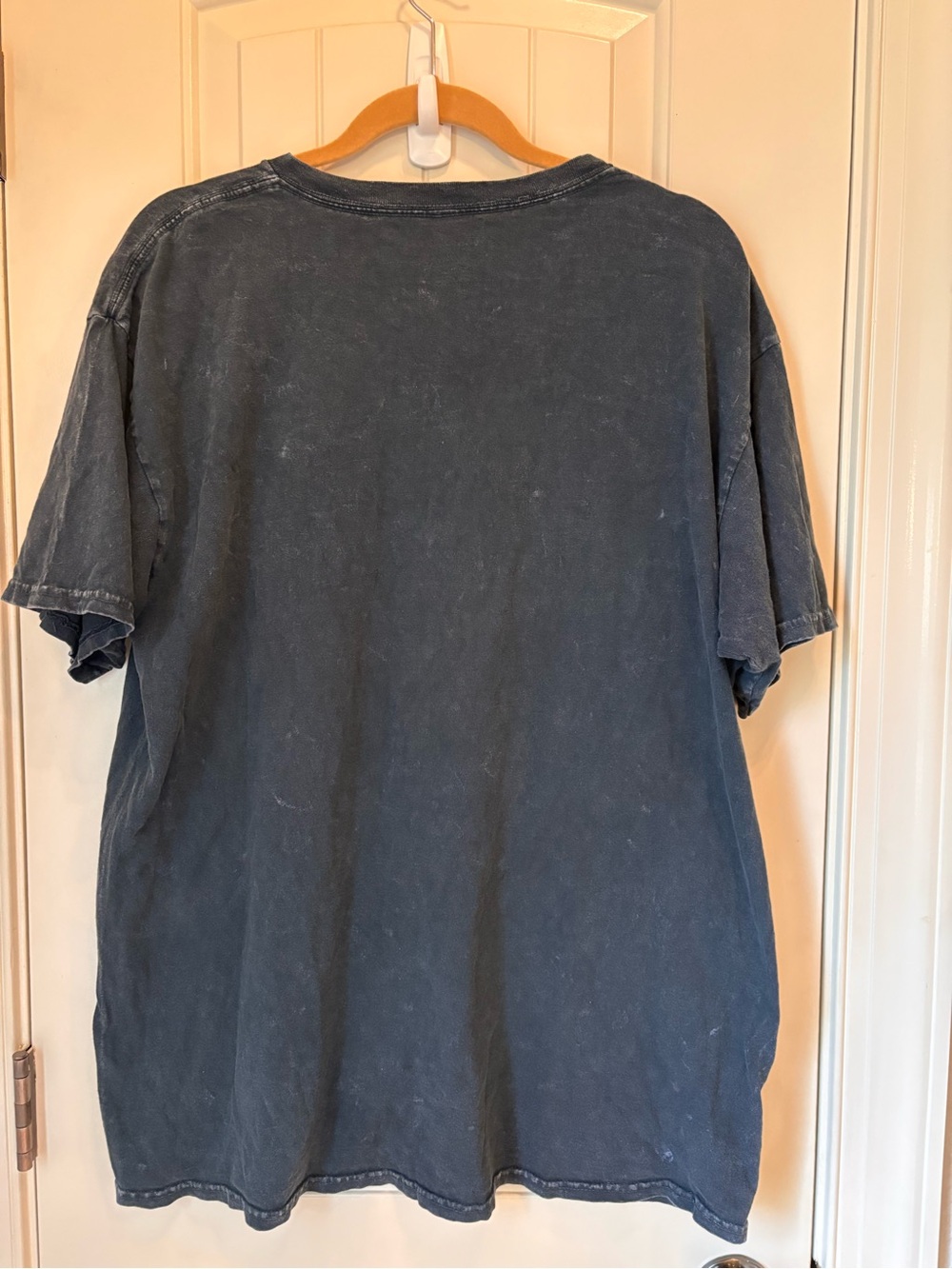 Techno Blade graphic T-Shirt Navy with Yellow Print Mens XL - Picture 2 of 2